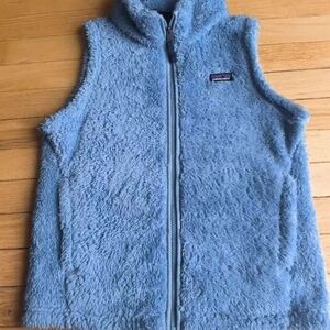 Patagonia Kids Blue Fleece Vest Size XL